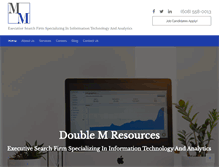 Tablet Screenshot of doublemresources.com